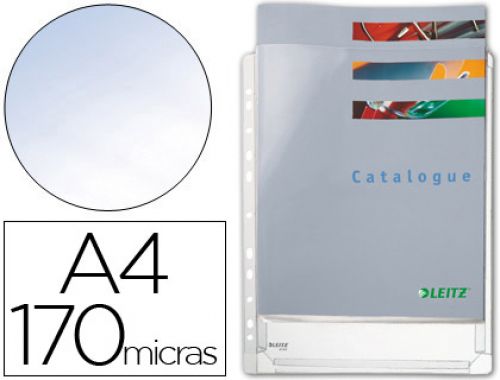 Bolsa catalogo/mica esselte din a4 pvc 170 microns com fole capacidade 200 folhas pack de 5 unidades , Esselte , 63966 , 4002432363209